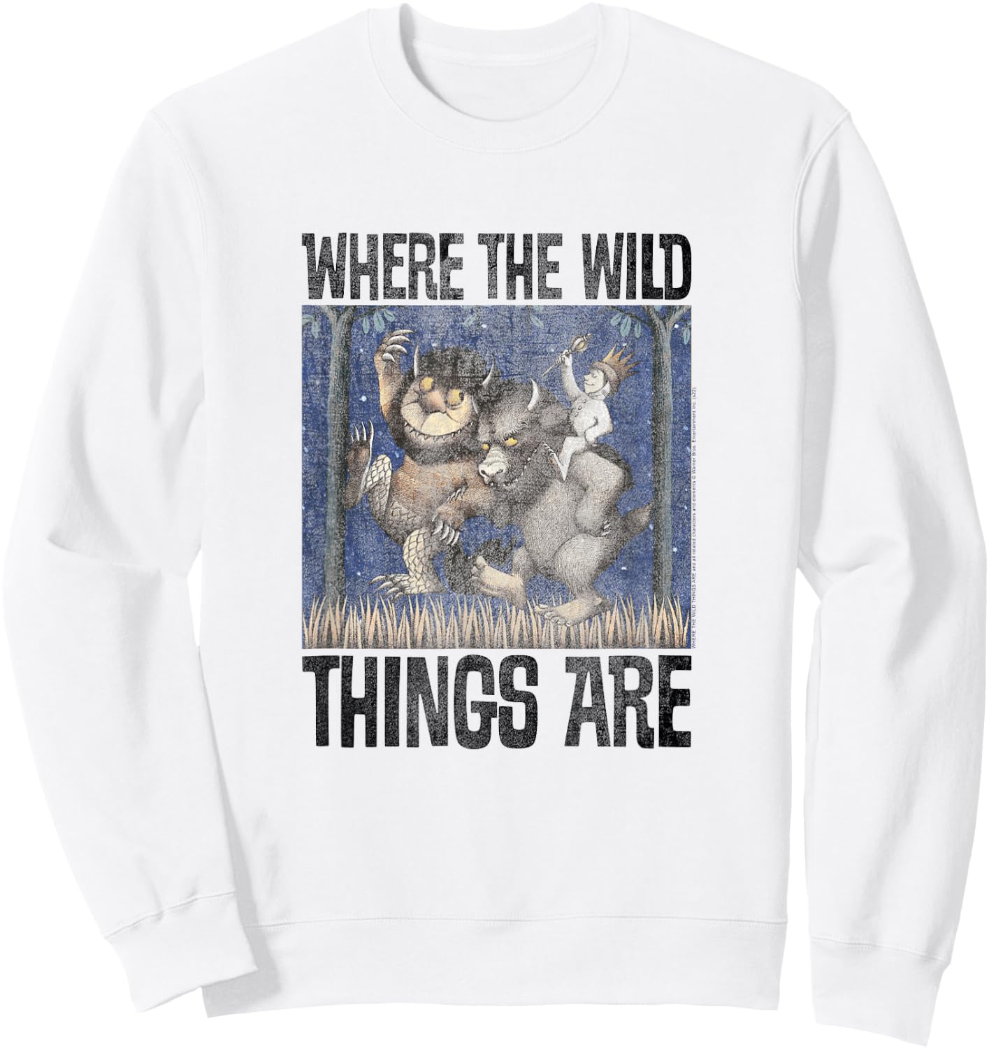 Where The Wild Things are Characters Walking Sweatshirt - Sweatshirt | White
