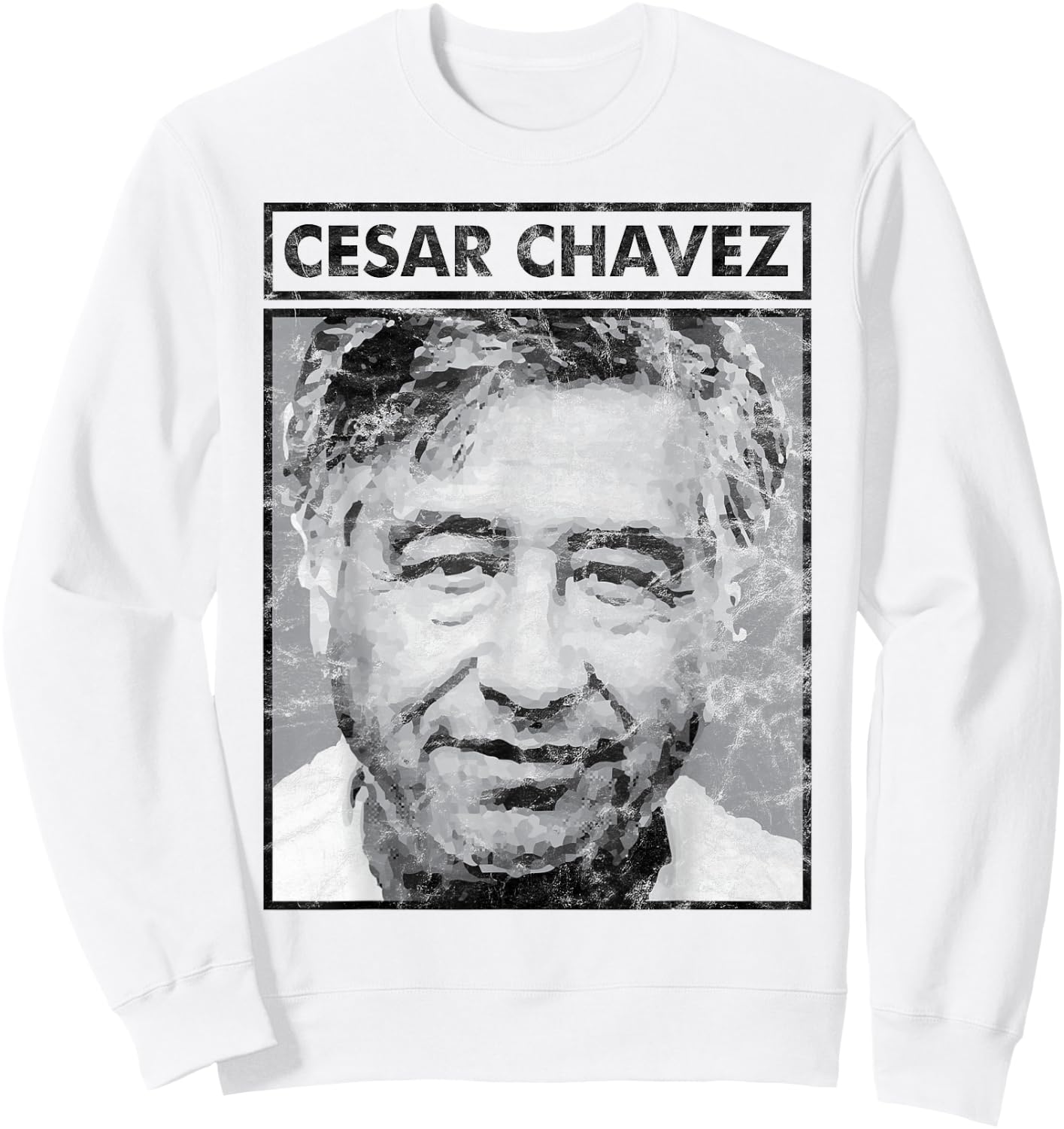 Cesar Chavez Portrait Women, Si Se Puede Sweatshirt - Sweatshirt | White