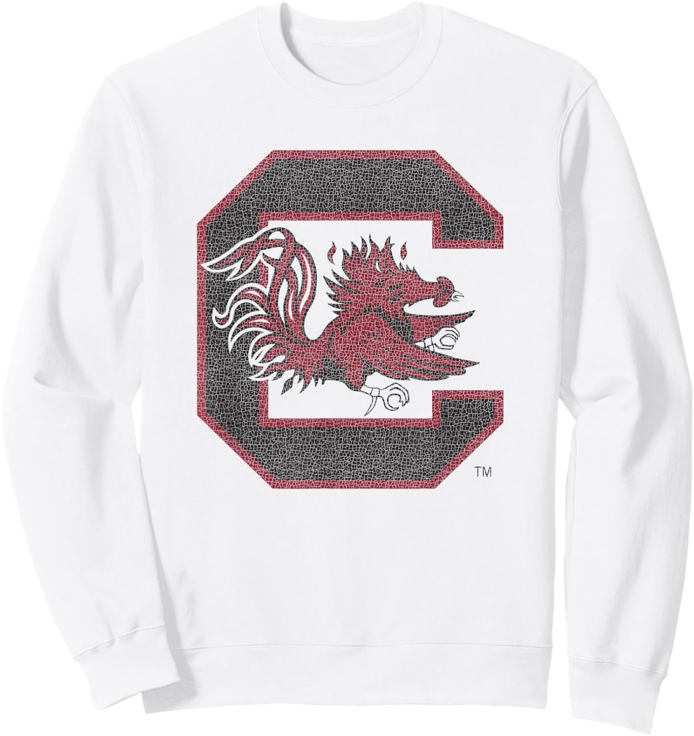 South Carolina Gamecocks Vintage Icon White Sweatshirt - Sweatshirt | White