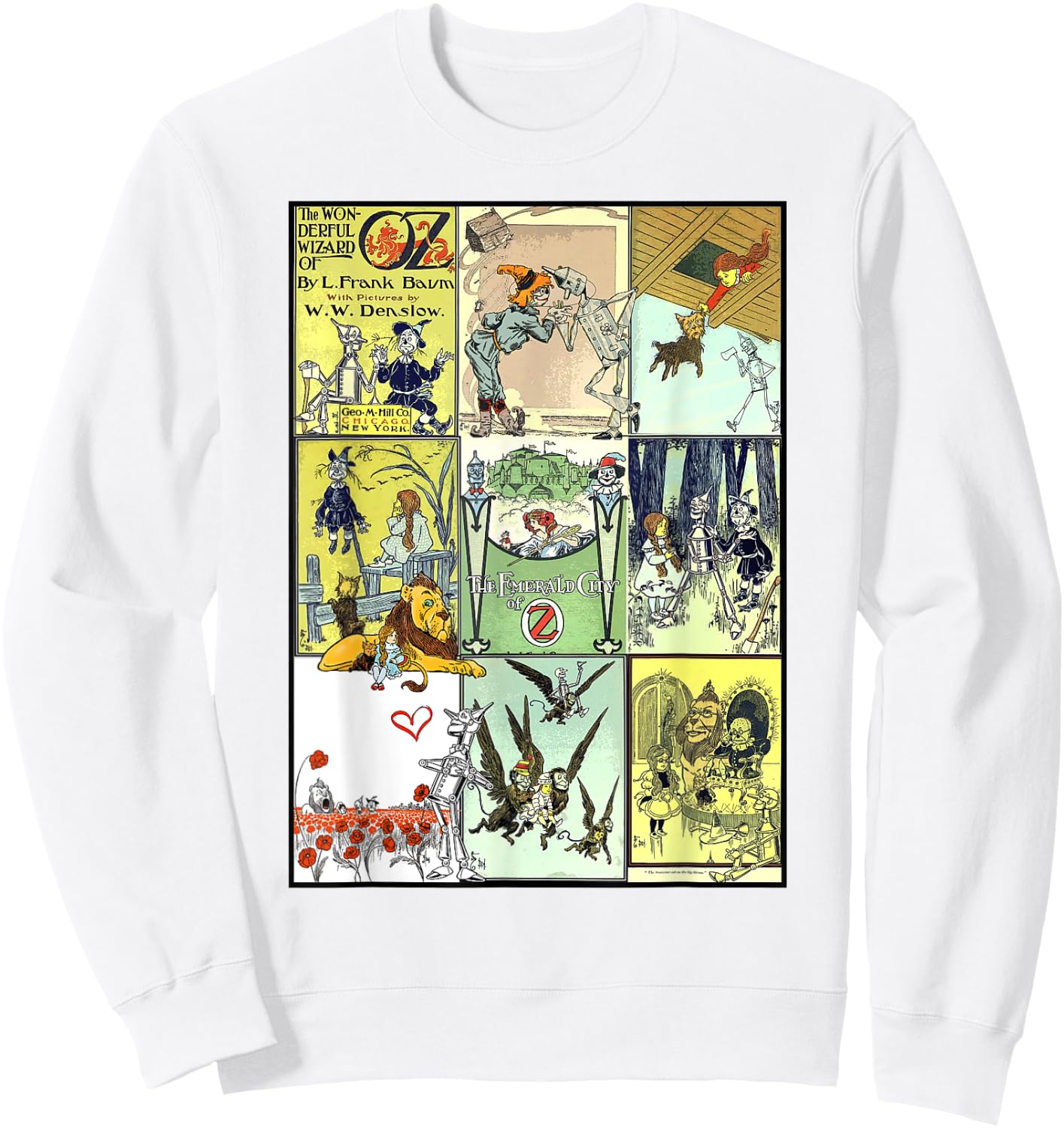 Collage The Wonderful Wizard of Oz Sweatshirt - Sweatshirt | White