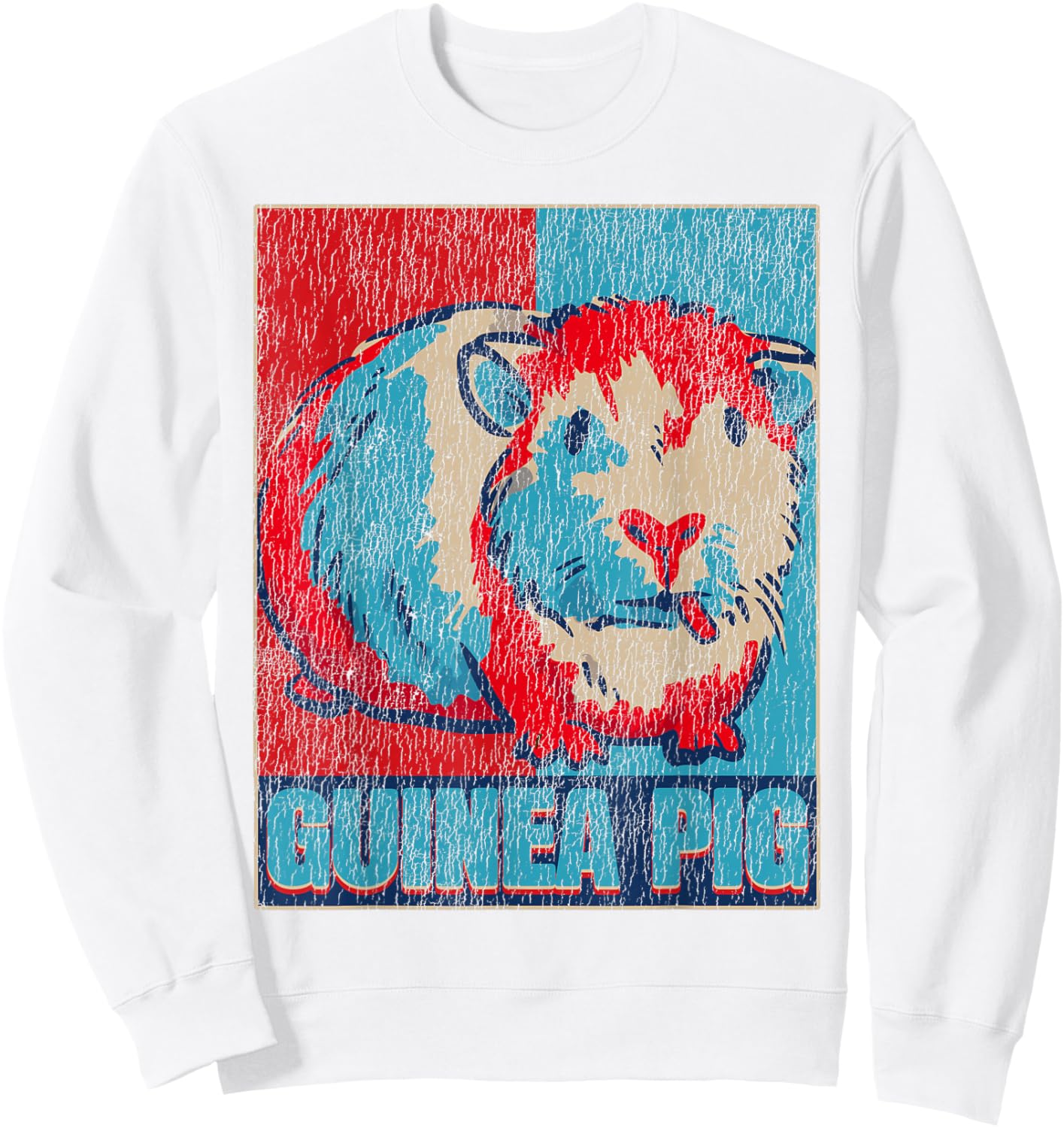 Guinea Pig Retro Vintage Guinea Pigs Sweatshirt - Sweatshirt | White