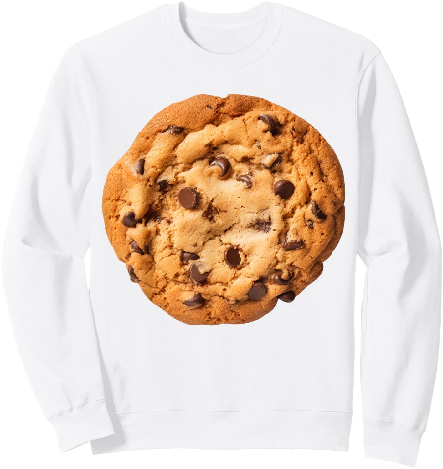 Chocolate Chip Cookie Sweatshirt - Sweatshirt | White