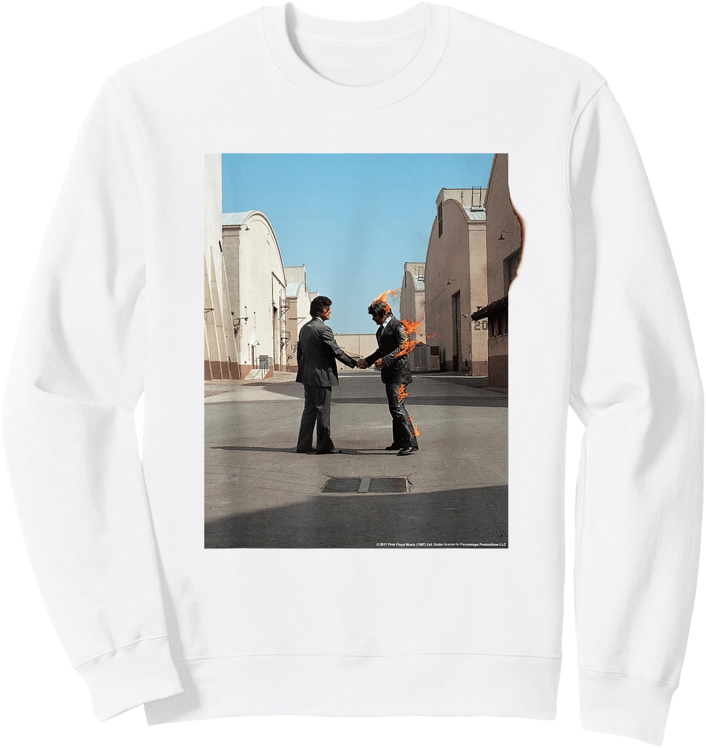 Pink Floyd Wish You Were Here Sweatshirt - Sweatshirt | White