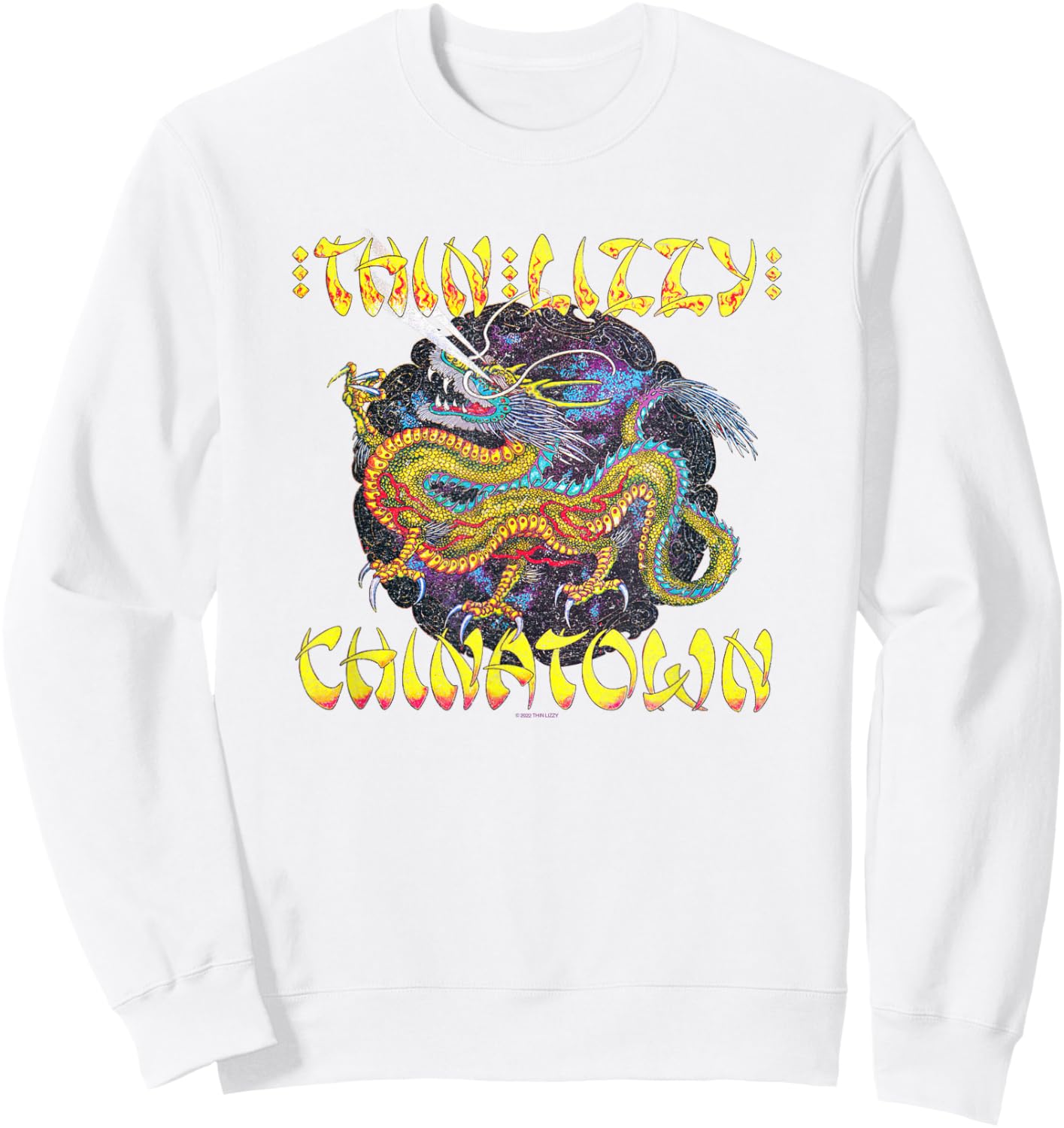 Thin Lizzy - Chinatown Sweatshirt - Sweatshirt | White