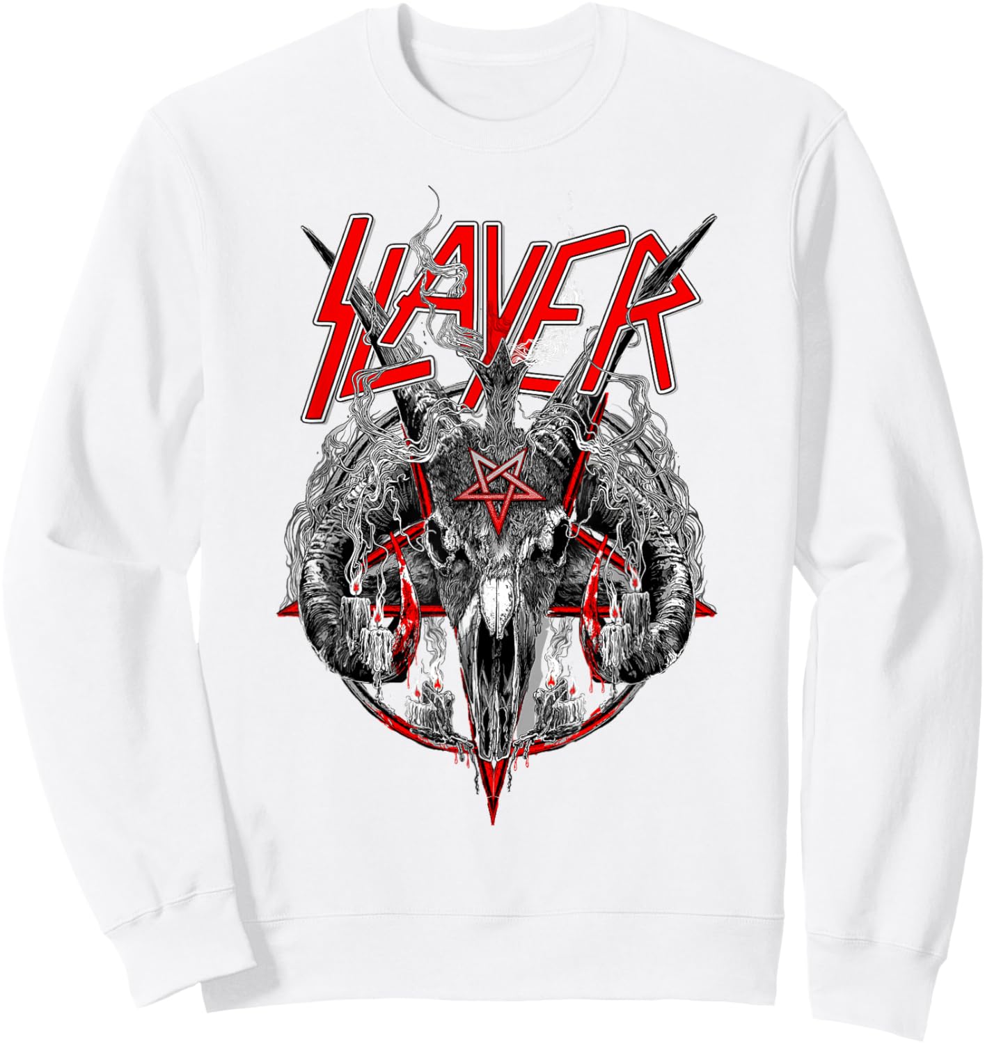 Slayer – Goatagram Sweatshirt - Sweatshirt | White