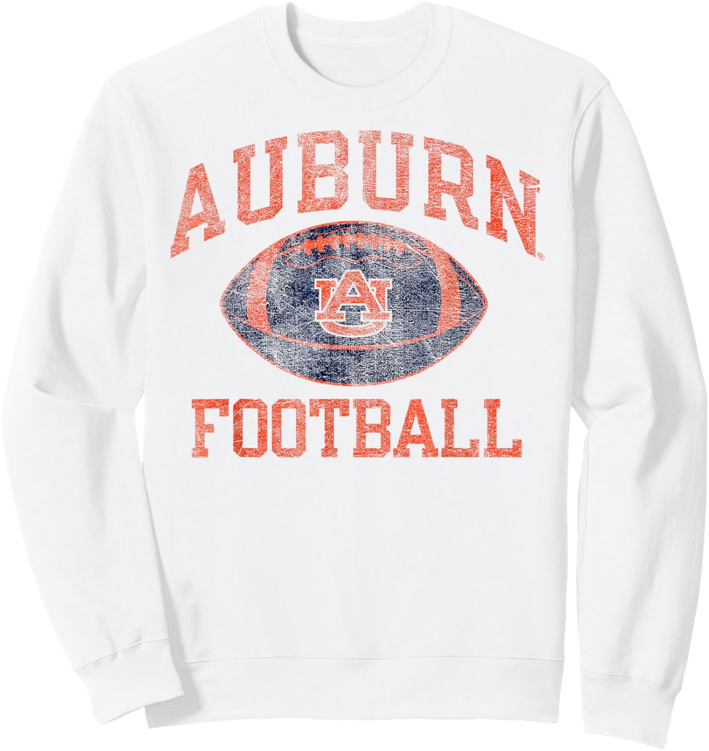 Auburn Tigers Football Intensity White Officially Licensed Sweatshirt - Sweatshirt | White