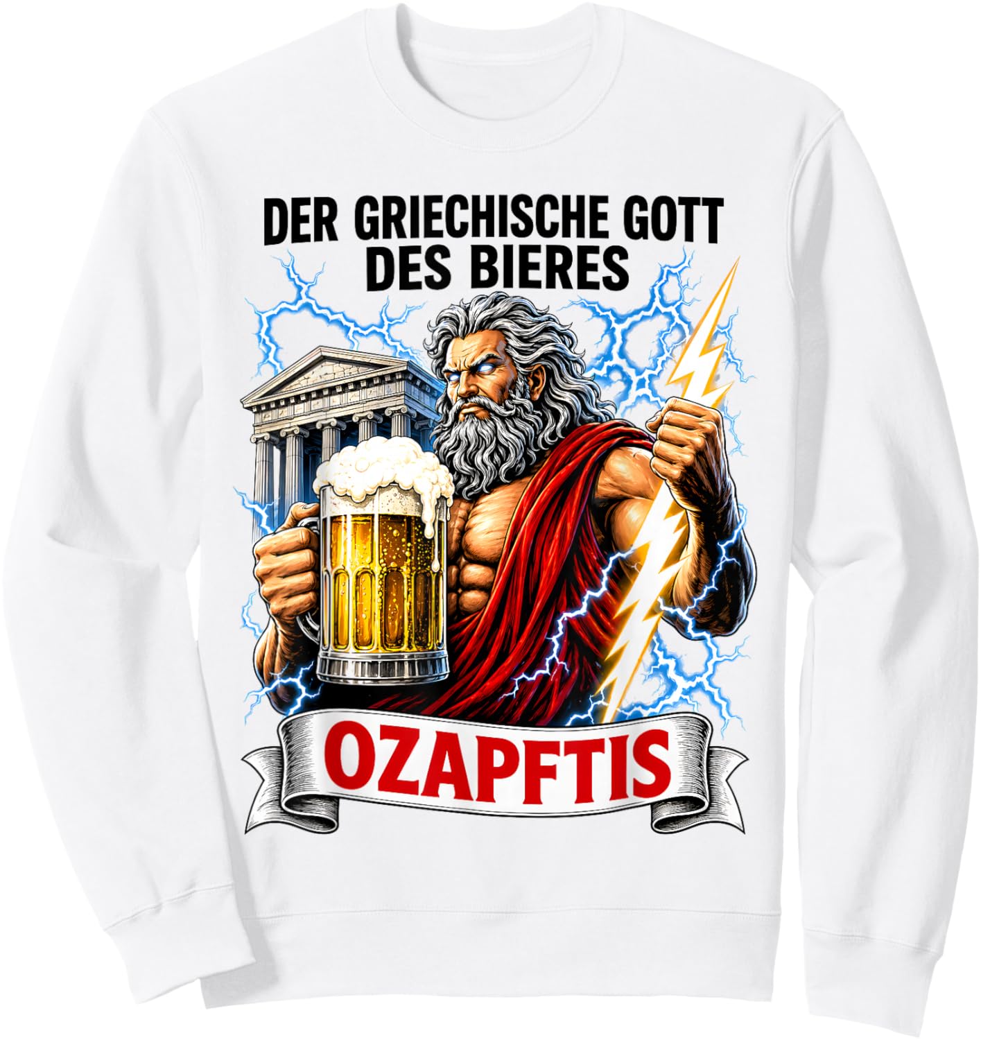 O zapft is. Bier Sweatshirt - Sweatshirt | White