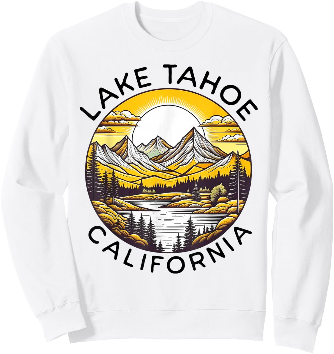 Lake Tahoe Sweatshirt - Sweatshirt | White