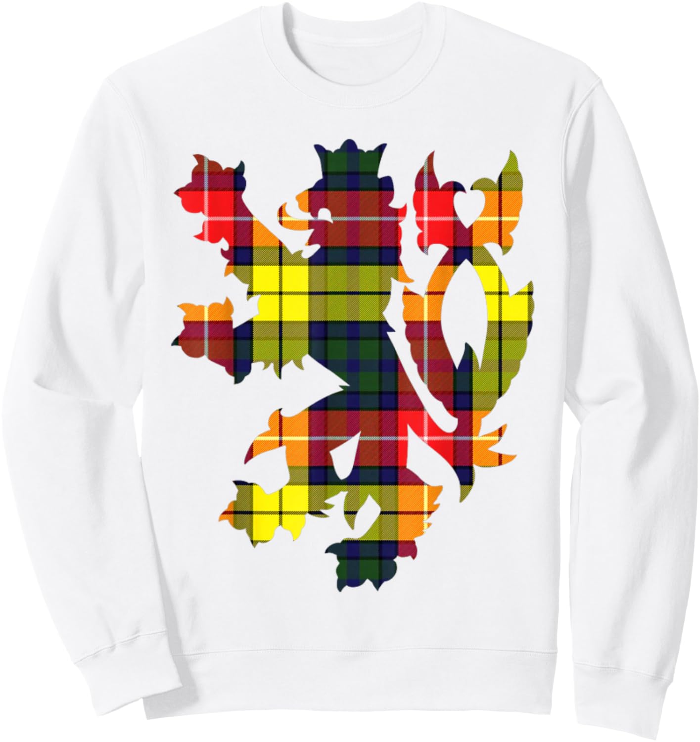Clan Buchanan Tartan Scottish Family Name Scotland Pride Sweatshirt - Sweatshirt | White