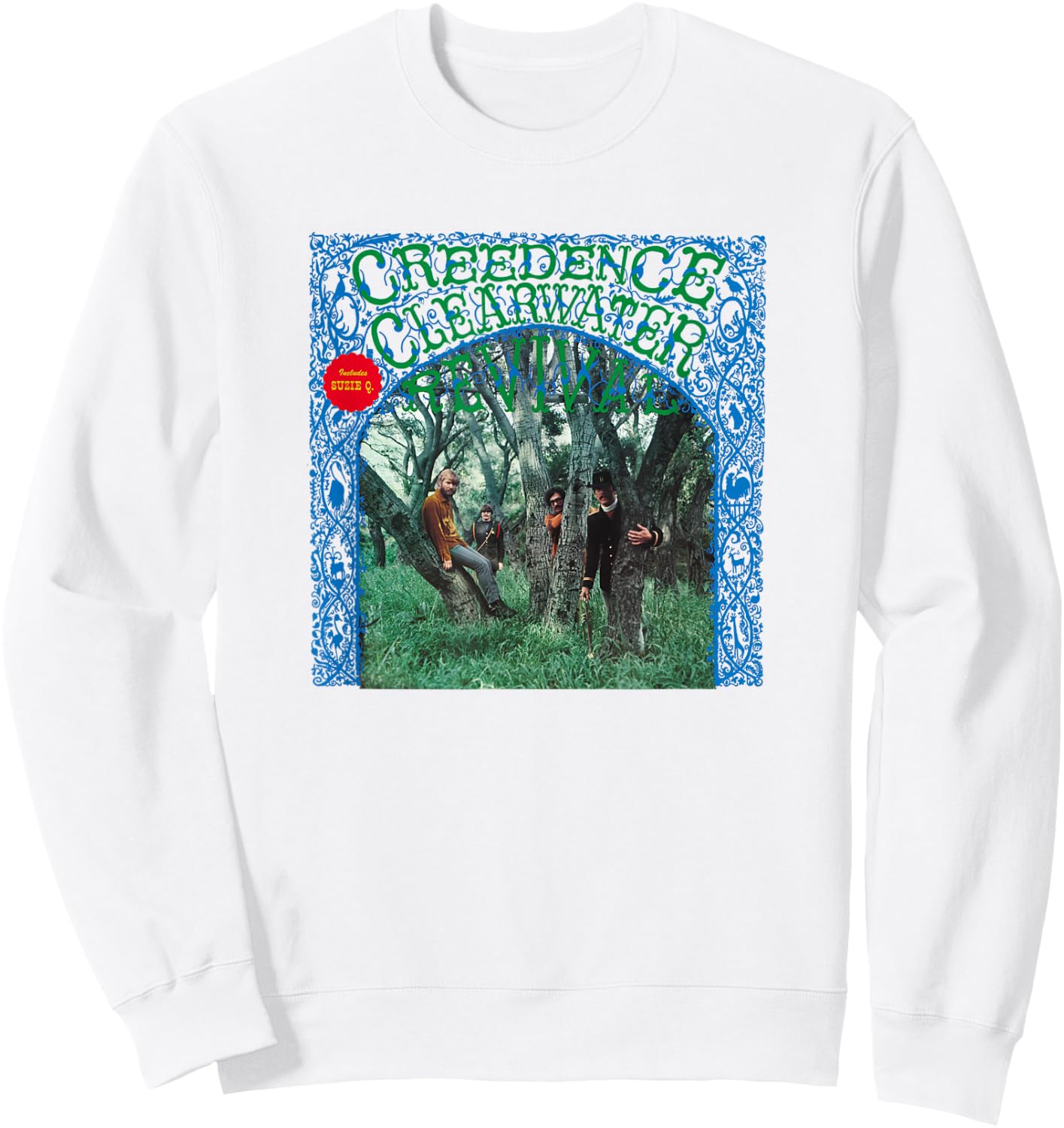 Creedence Clearwater Revival Tree Sweatshirt - Sweatshirt | White