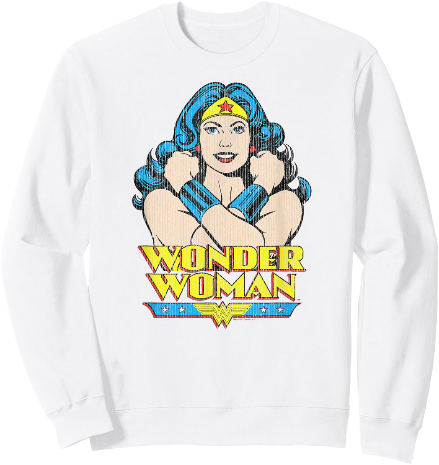 Wonder Woman Wonder at Large Sweatshirt - Sweatshirt | White