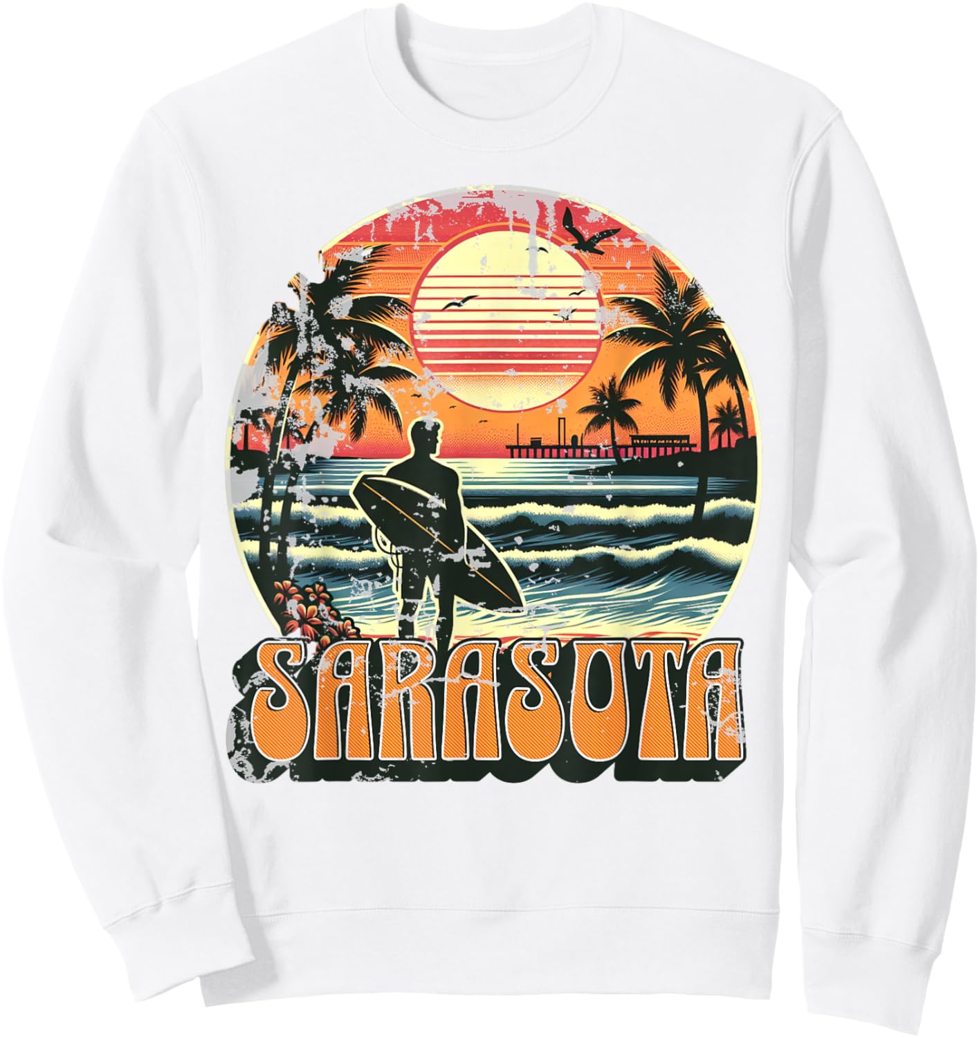 Sarasota Sweatshirt - Sweatshirt | White