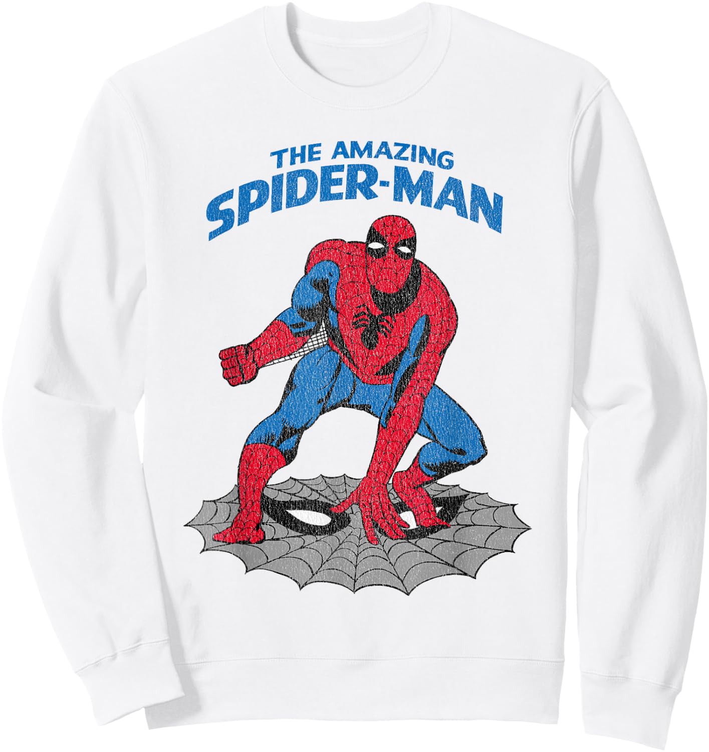 Marvel The Amazing Spider-Man Comic Retro Sweatshirt - Sweatshirt | White