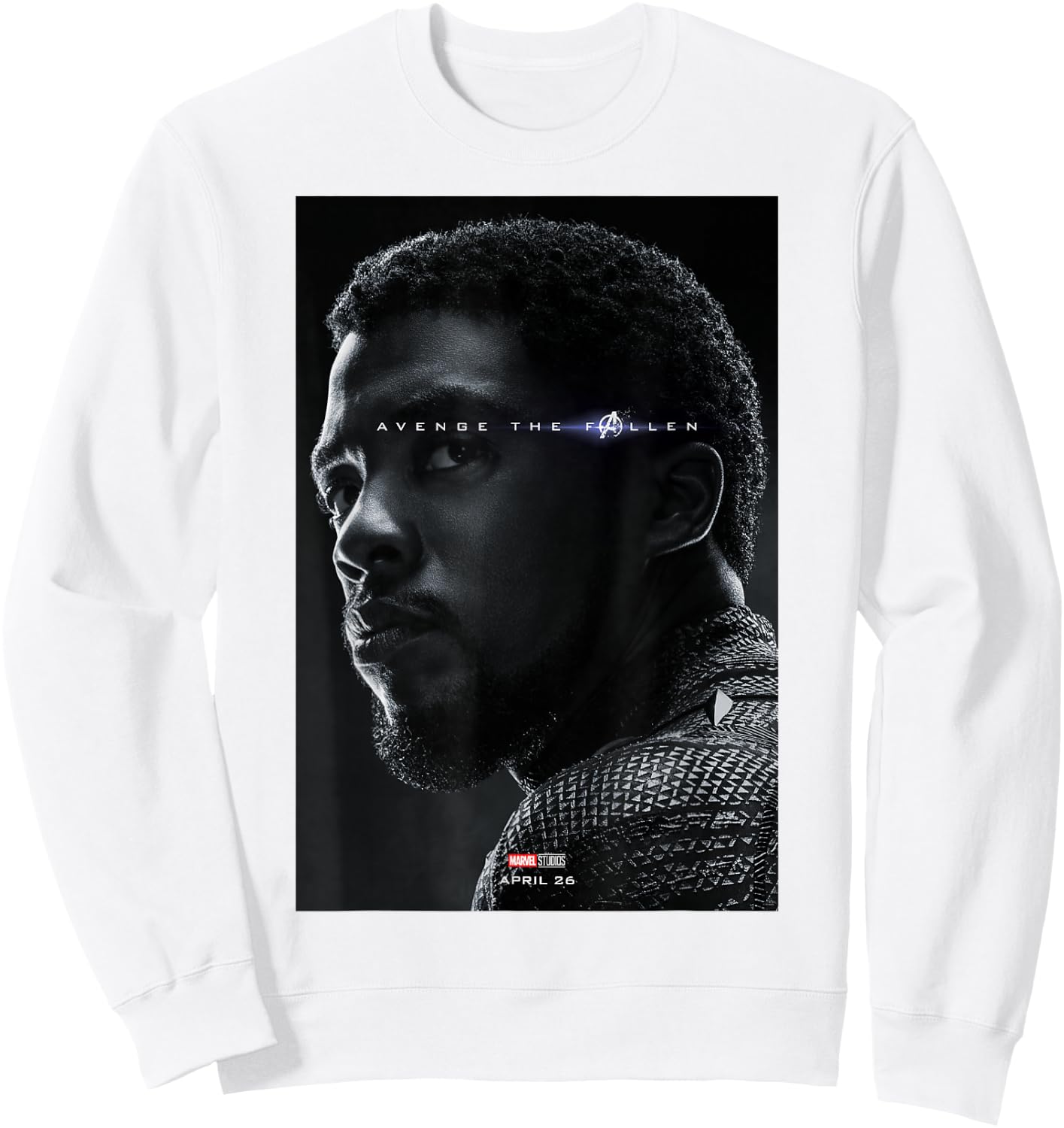 Marvel Avengers Endgame Black Panther Avenge The Fallen Sweatshirt - Sweatshirt | White