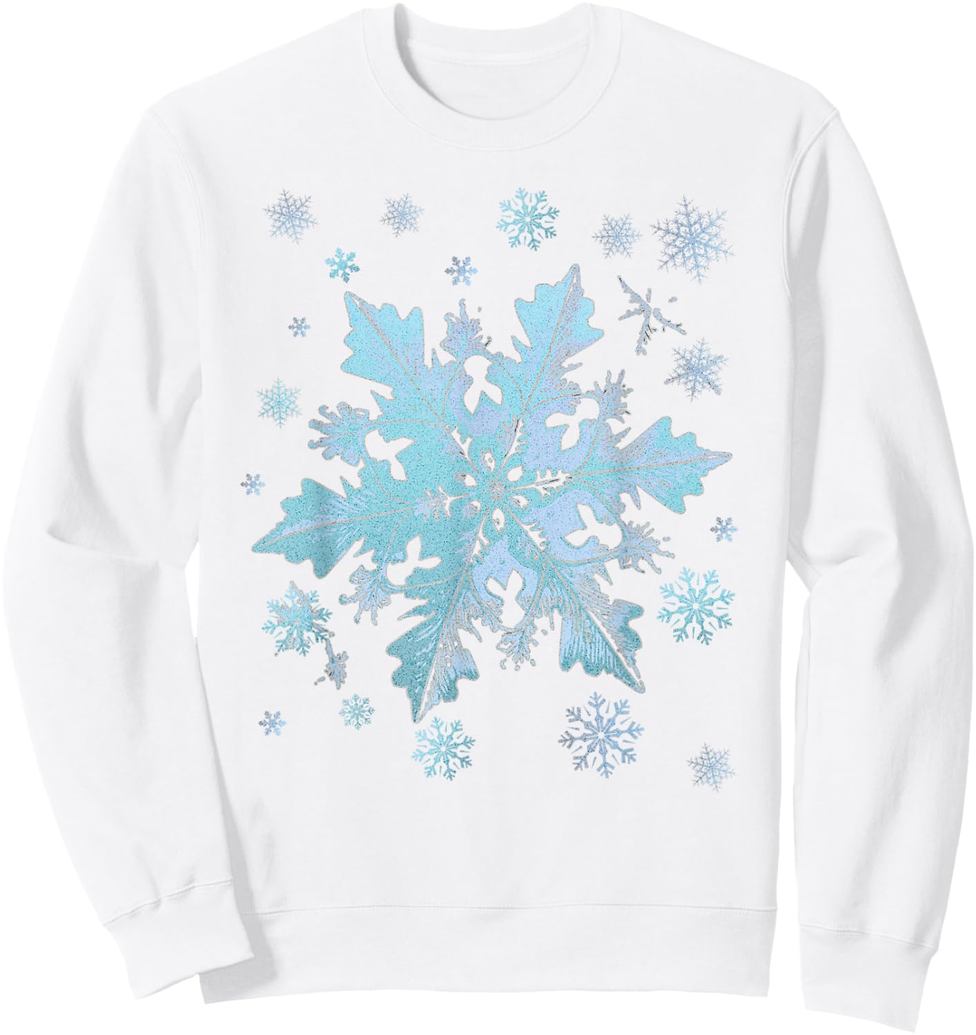 Snowflake Costume Winter Christmas Matching Women Kids Adult Sweatshirt - Sweatshirt | White