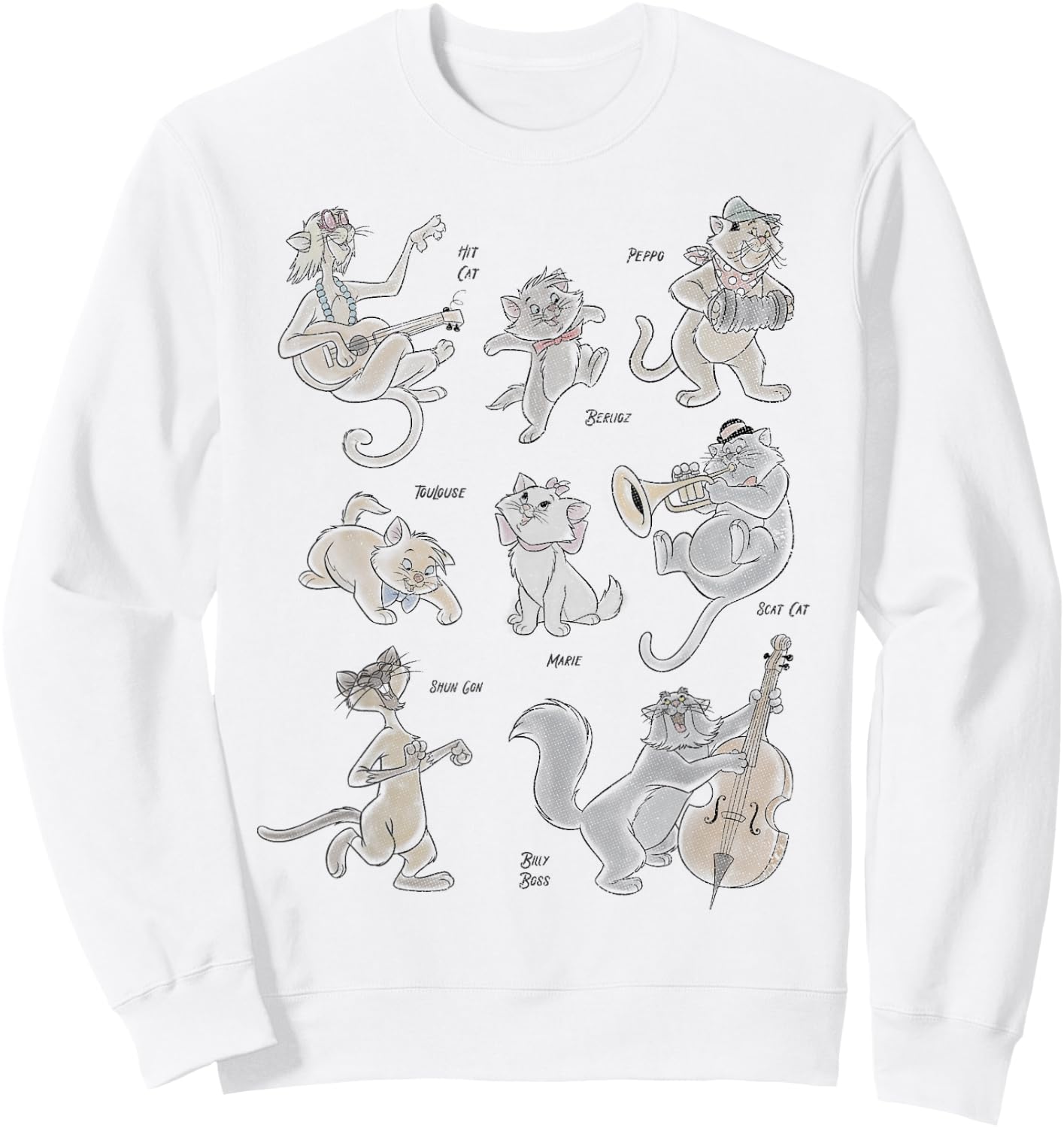 Disney The Aristocats All The Cats Sweatshirt - Sweatshirt | White