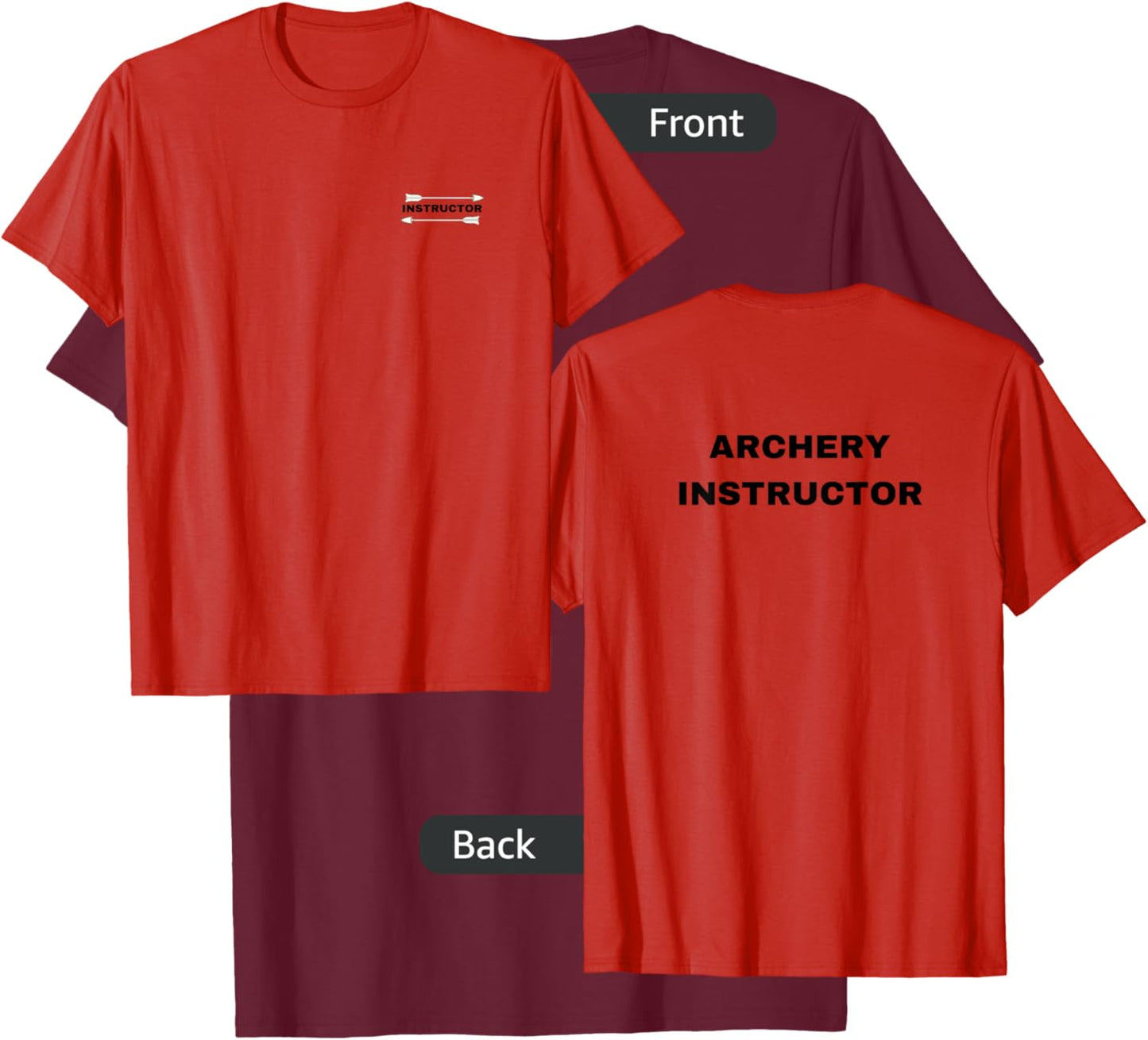 Archery Instructor T-Shirt - T-Shirt | Maroon