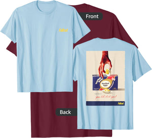 Fallout - Yum Yum Deviled Eggs Retro Ad T-Shirt - T-Shirt | Maroon