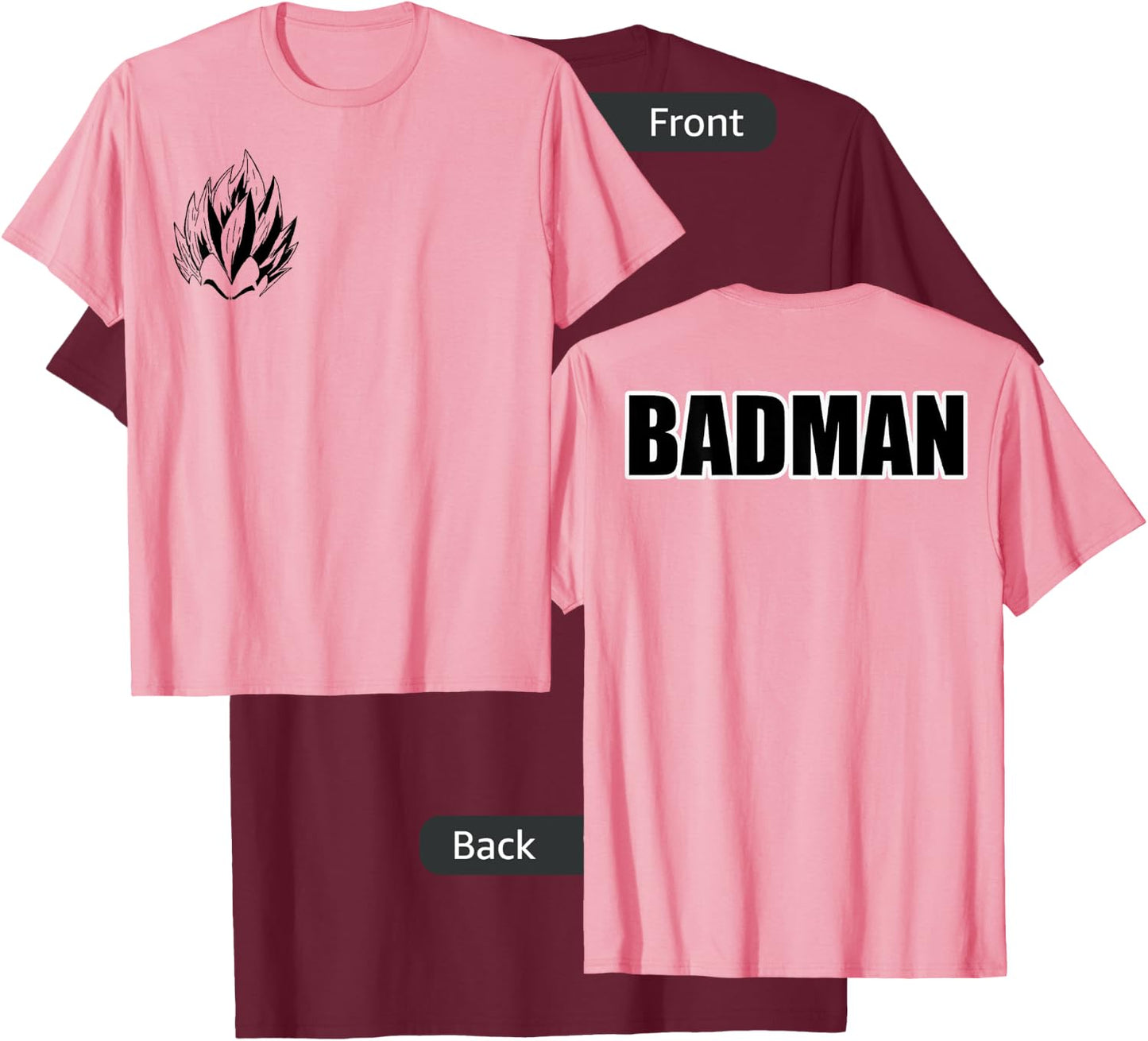 SubtlTee Badman T-Shirt - T-Shirt | Maroon