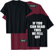 Funny Motorcycle Biker Girl If You Can Read This He Fell Off T-Shirt - T-Shirt | Maroon