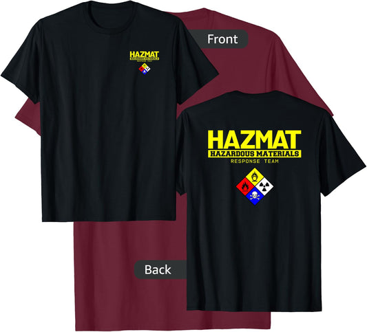 HAZMAT Hazardous Material Response Team Technician T-Shirt - T-Shirt | Maroon