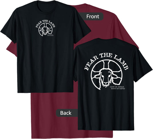 Fear the Lamb of God Jesus revelation rapture Christian T-Shirt - T-Shirt | Maroon