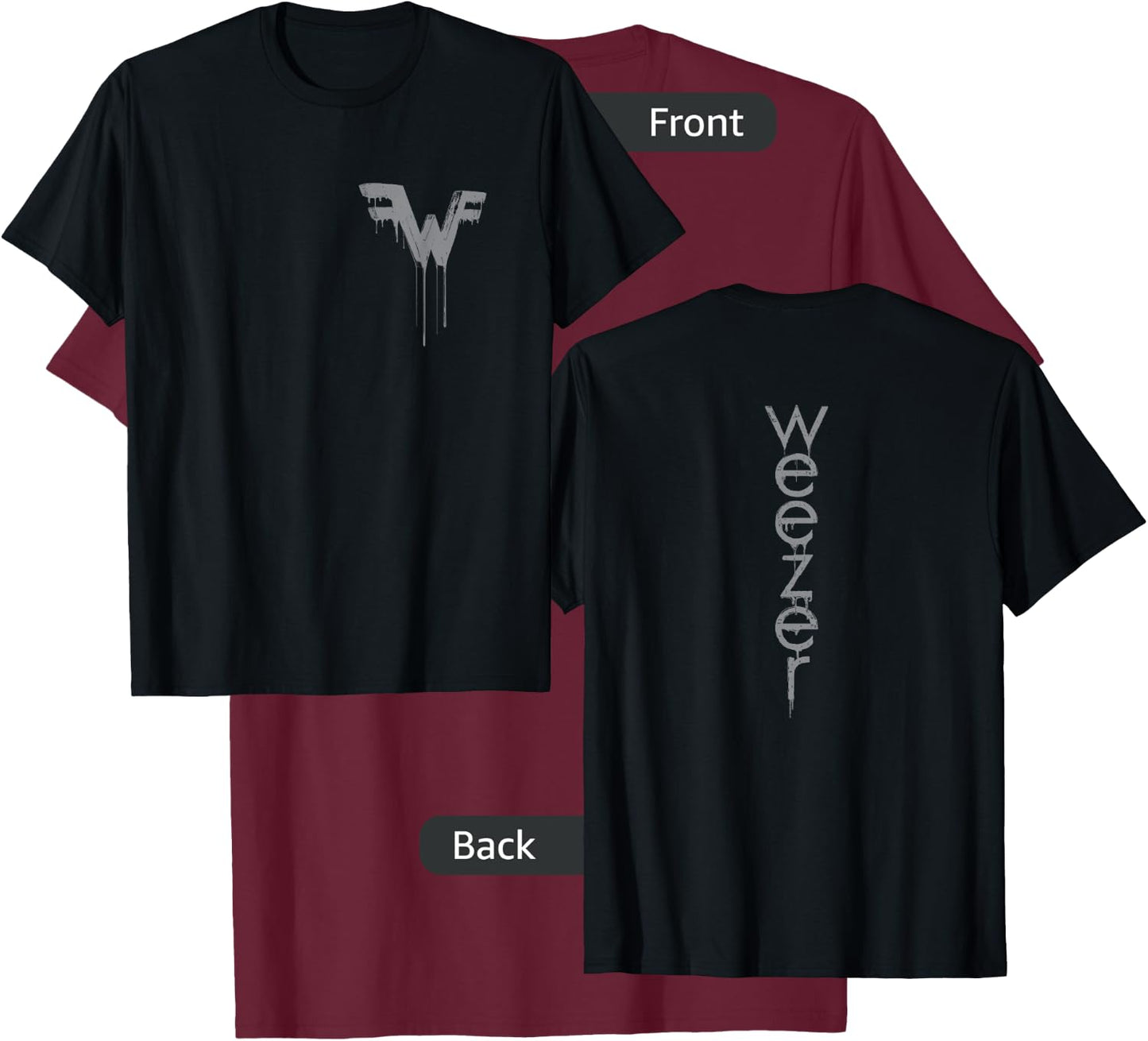 Weezer - Drip T-Shirt - T-Shirt | Maroon