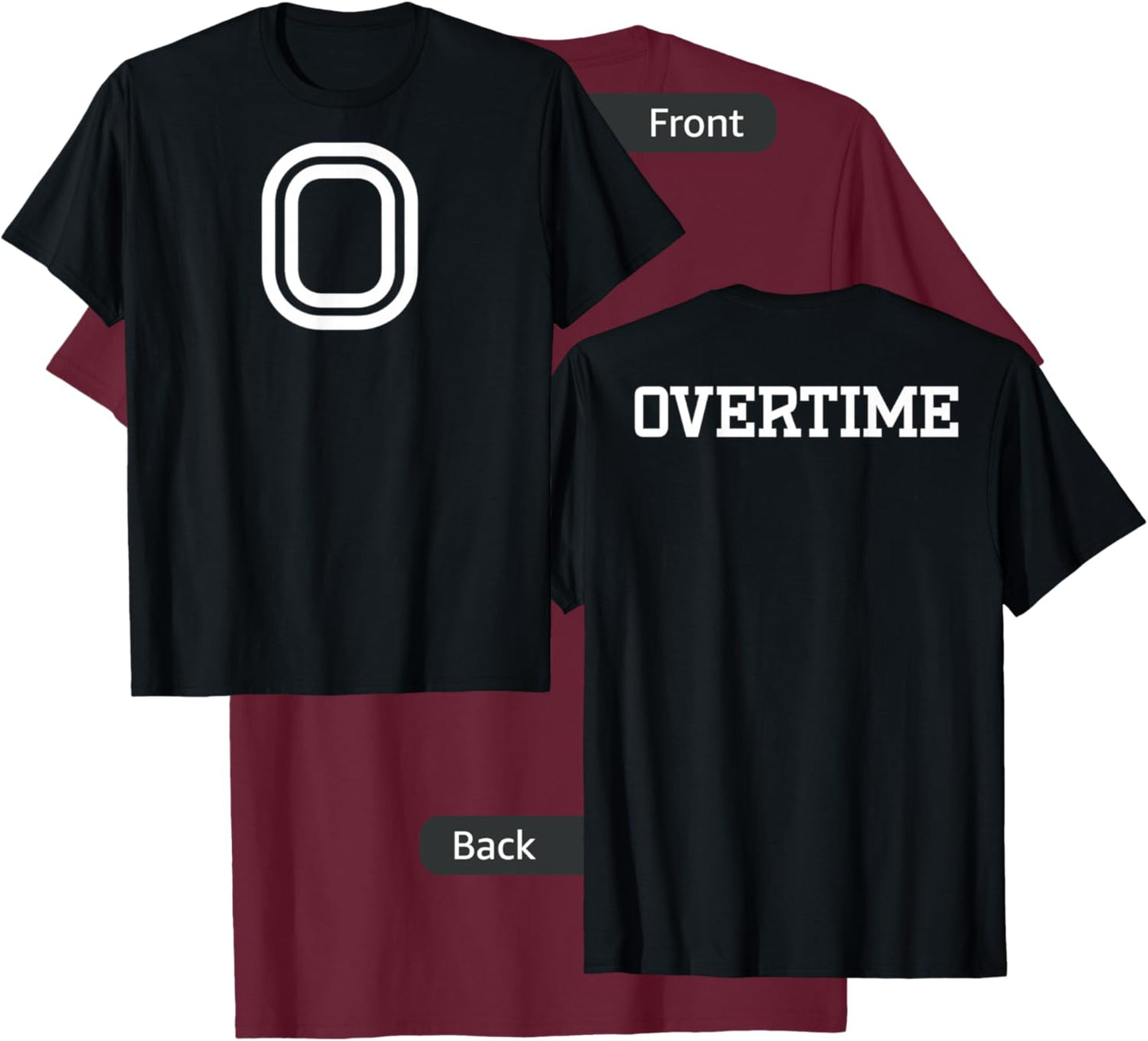 Overtime Classic T-Shirt - T-Shirt | Maroon