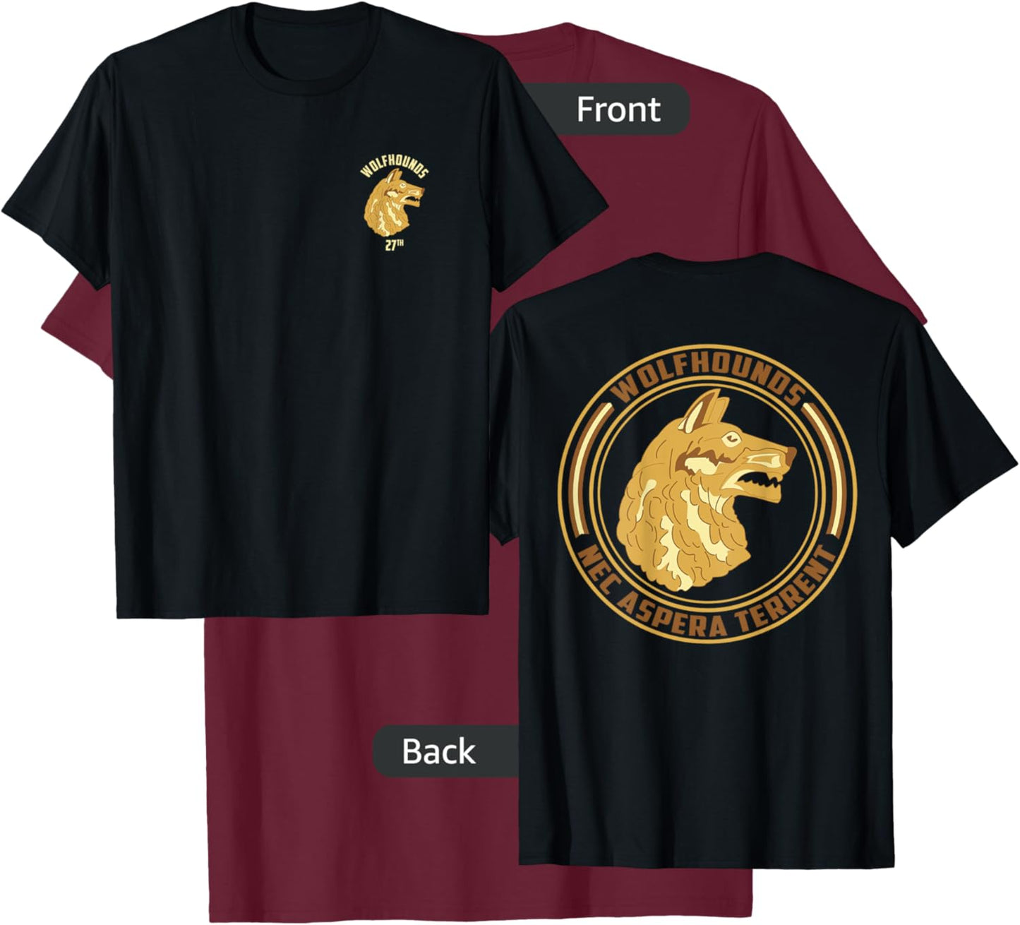 Wolfhounds 27th Infantry Regiment Ranger Infantrist T-Shirt - T-Shirt | Maroon