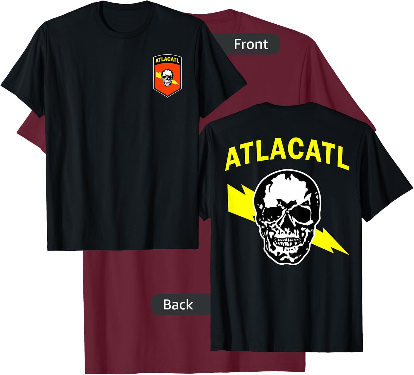 El Salvador Biria Atlacatl Army Military T-Shirt - T-Shirt | Maroon