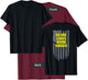 No One Cares Work Harder Motivational Workout Gym on Back T-Shirt - T-Shirt | Maroon