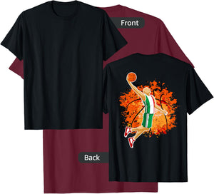 Italy National Basketball Jersey Italian Slam Dunk Gift T-Shirt - T-Shirt | Maroon