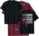 Guns Are Like Boobs - Funny Titties Gun Joke - ON BACK T-Shirt - T-Shirt | Maroon
