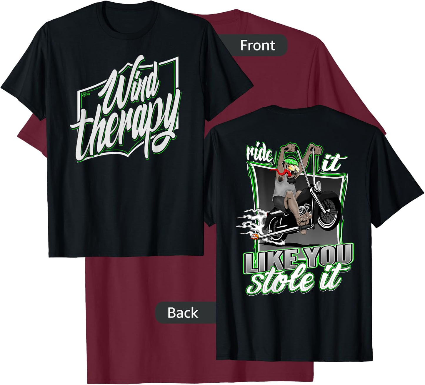 Ride it like you stole it T-Shirt - T-Shirt | Maroon