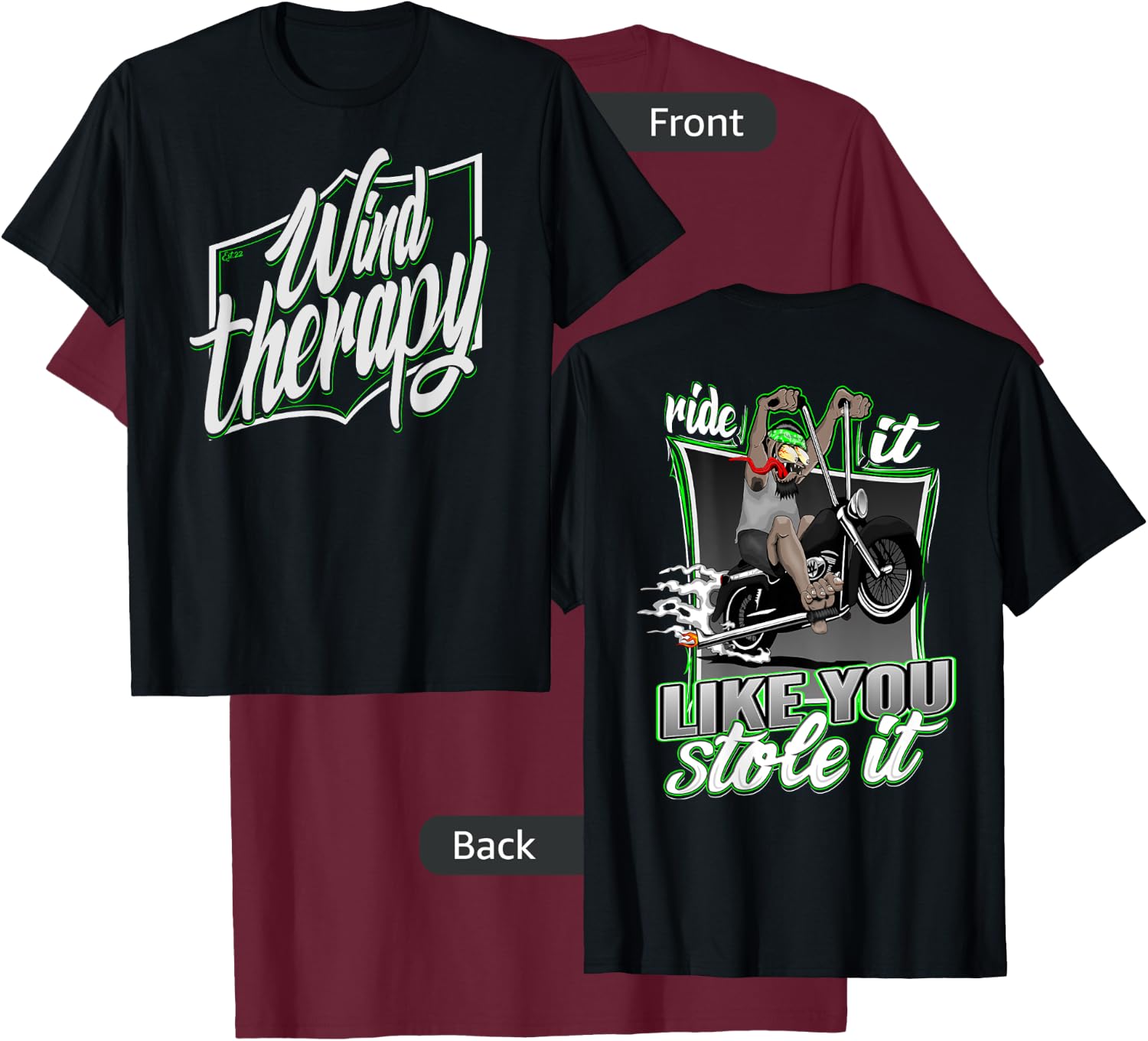 Ride it like you stole it T-Shirt - T-Shirt | Maroon