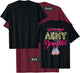 Proud Army Daughter US Flag Camo Dog Tags Military Child Men Women Kids T-Shirt - T-Shirt | Maroon