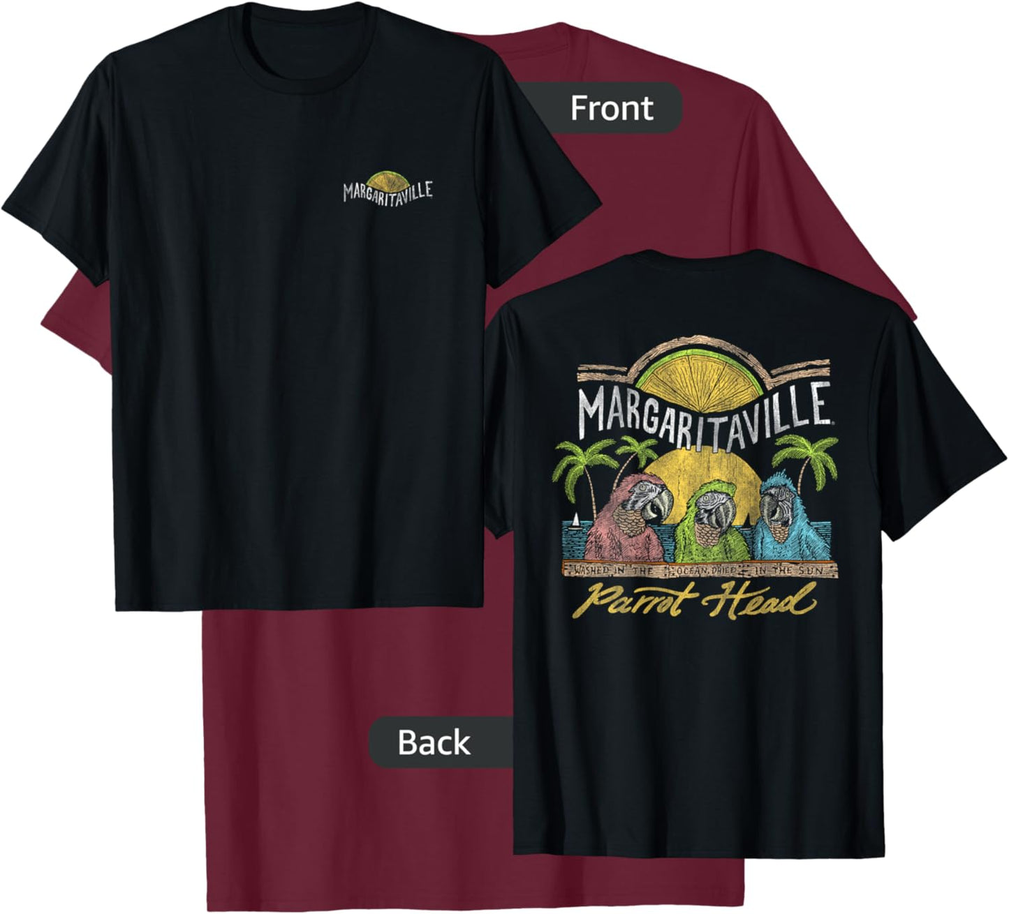 Parrot Head T-Shirt - T-Shirt | Maroon