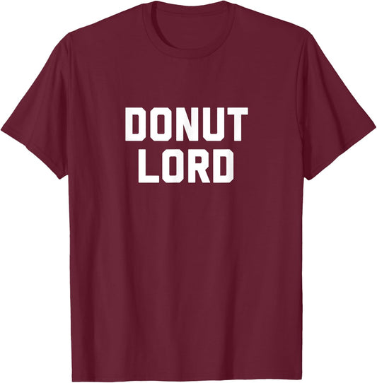 Donut Lord T-Shirt - T-Shirt | Maroon