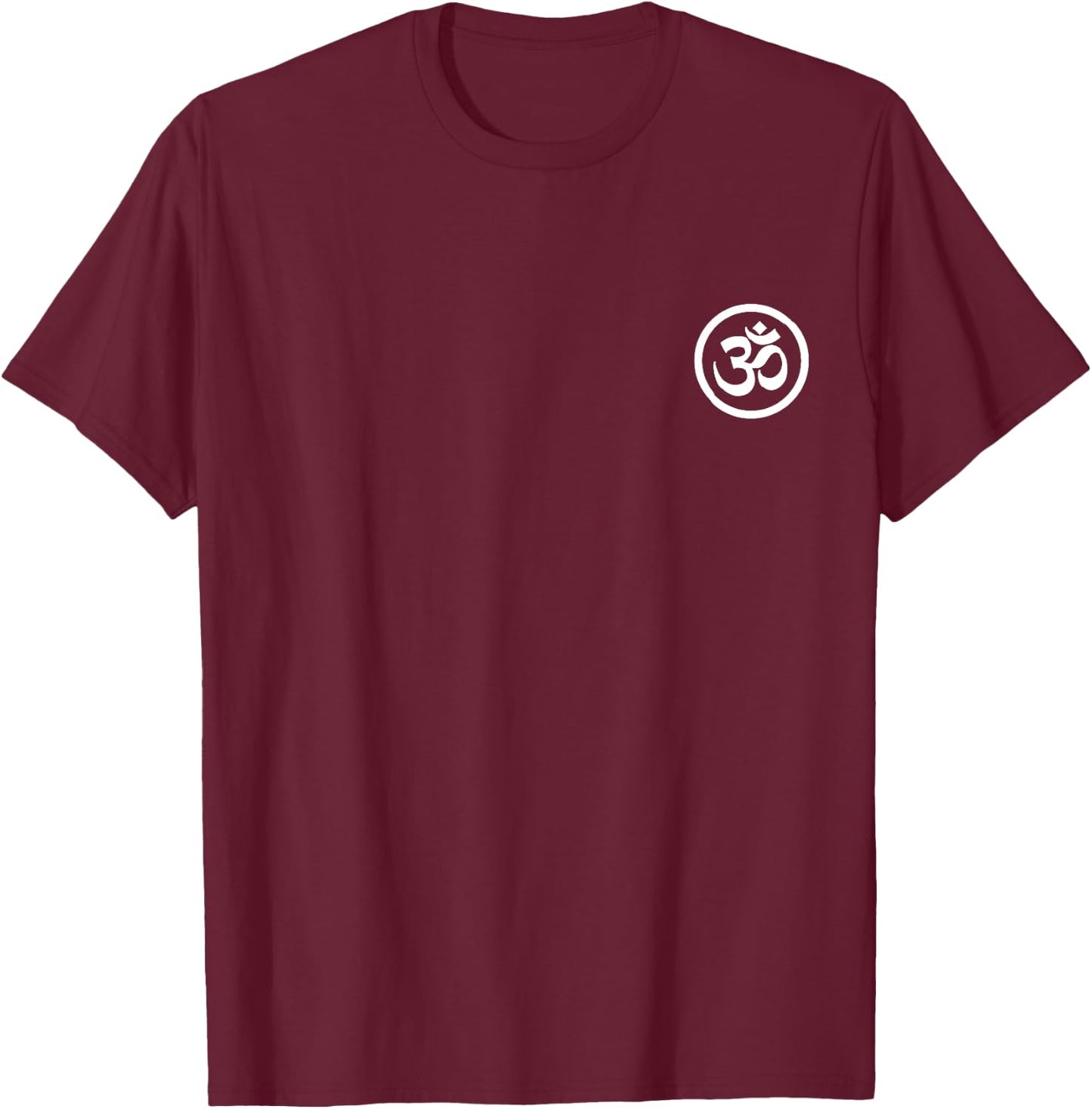 Buddhist Symbol Om Cool Buddhism Yoga Tao Zen T-Shirt - T-Shirt | Maroon