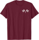 Double Sided If You Ain't First You're Last T-Shirt - T-Shirt | Maroon