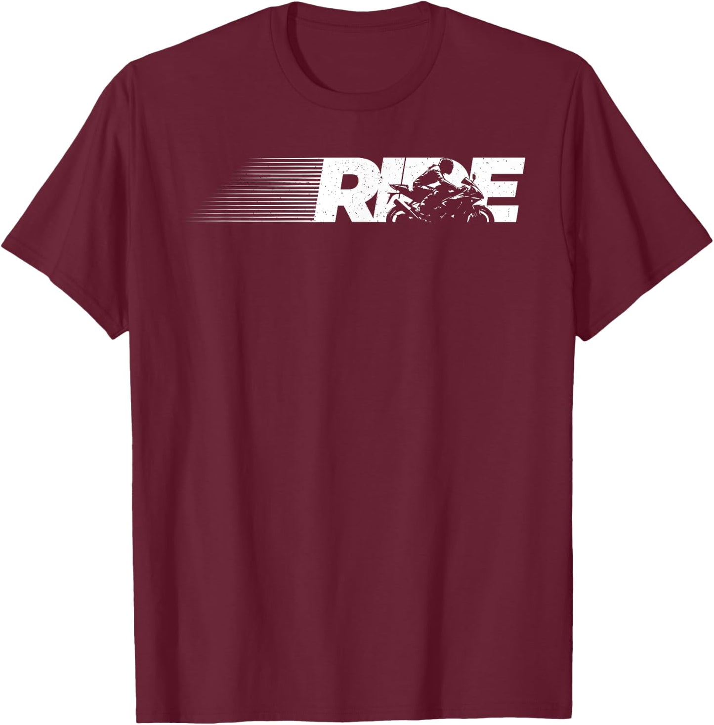 Cool Motorcycle Design Women Biking Motorcycle Lover T-Shirt - T-Shirt | Maroon