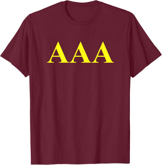 AAA - Triple A T-Shirt - T-Shirt | Maroon