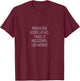 Preach The Gospel At All Times: If Necessary Use Words T-Shirt - T-Shirt | Maroon