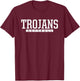 Troy Trojans Softball HS T-Shirt - T-Shirt | Maroon