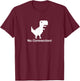 8-bit No Connection Dinosaur No Internet Connection T-Shirt - T-Shirt | Maroon