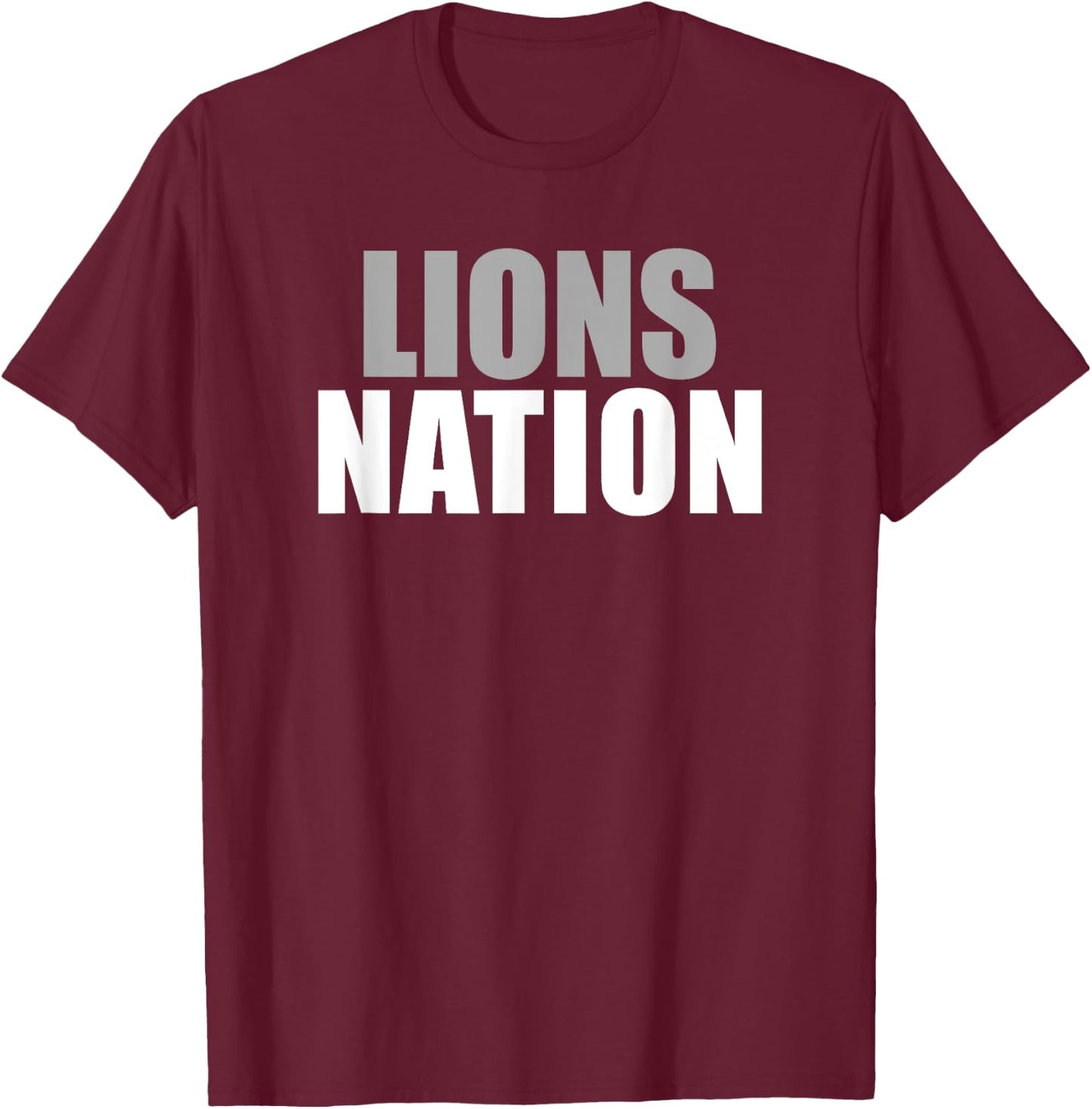 Franklin Lions Nation HS T-Shirt - T-Shirt | Maroon