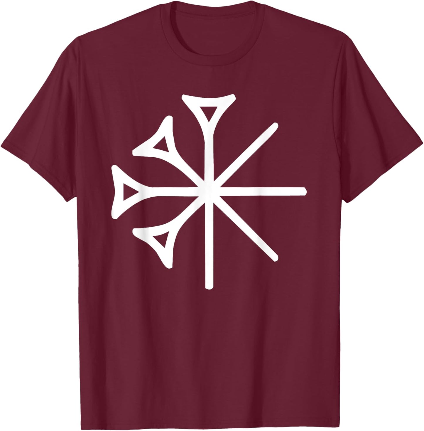 God An Symbol Ur III Sumerian Cuneiform Anu Dingir Spiritual T-Shirt - T-Shirt | Maroon