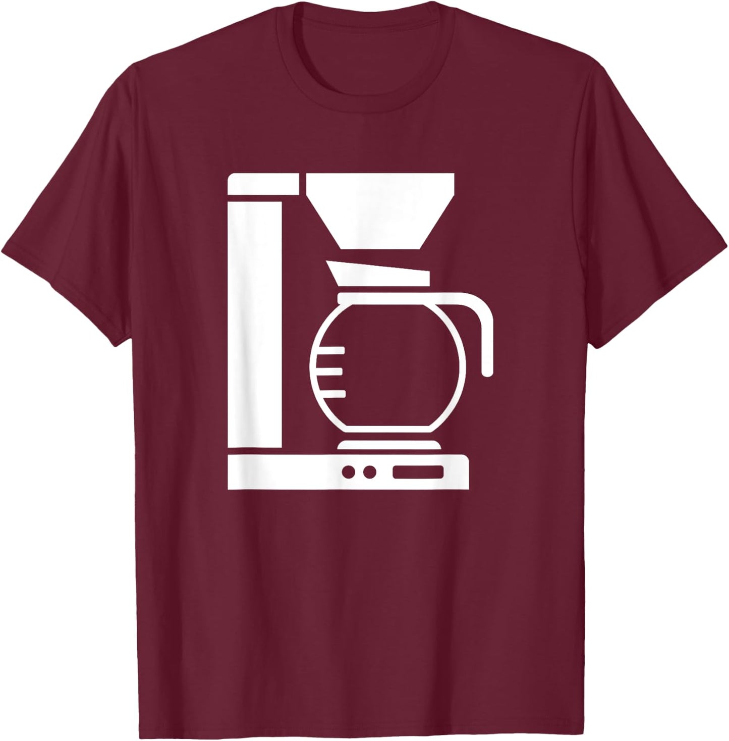 Coffee machine pot T-Shirt - T-Shirt | Maroon