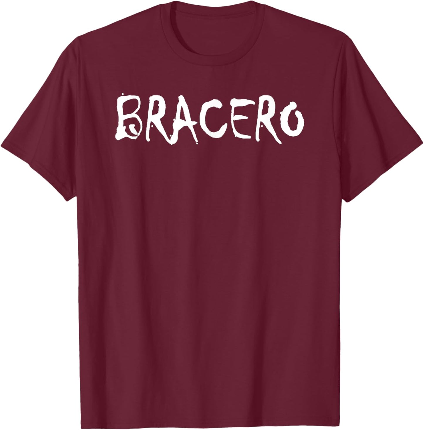 Bracero Last Name American Hispanic Mexican Spanish Family T-Shirt - T-Shirt | Maroon