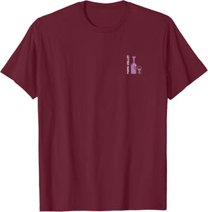 Napa Valley Wine Region Pocket Motif T-Shirt - T-Shirt | Maroon
